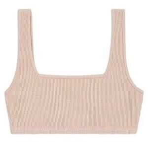 NWT Onia Waffle Knit Bralette In Blush